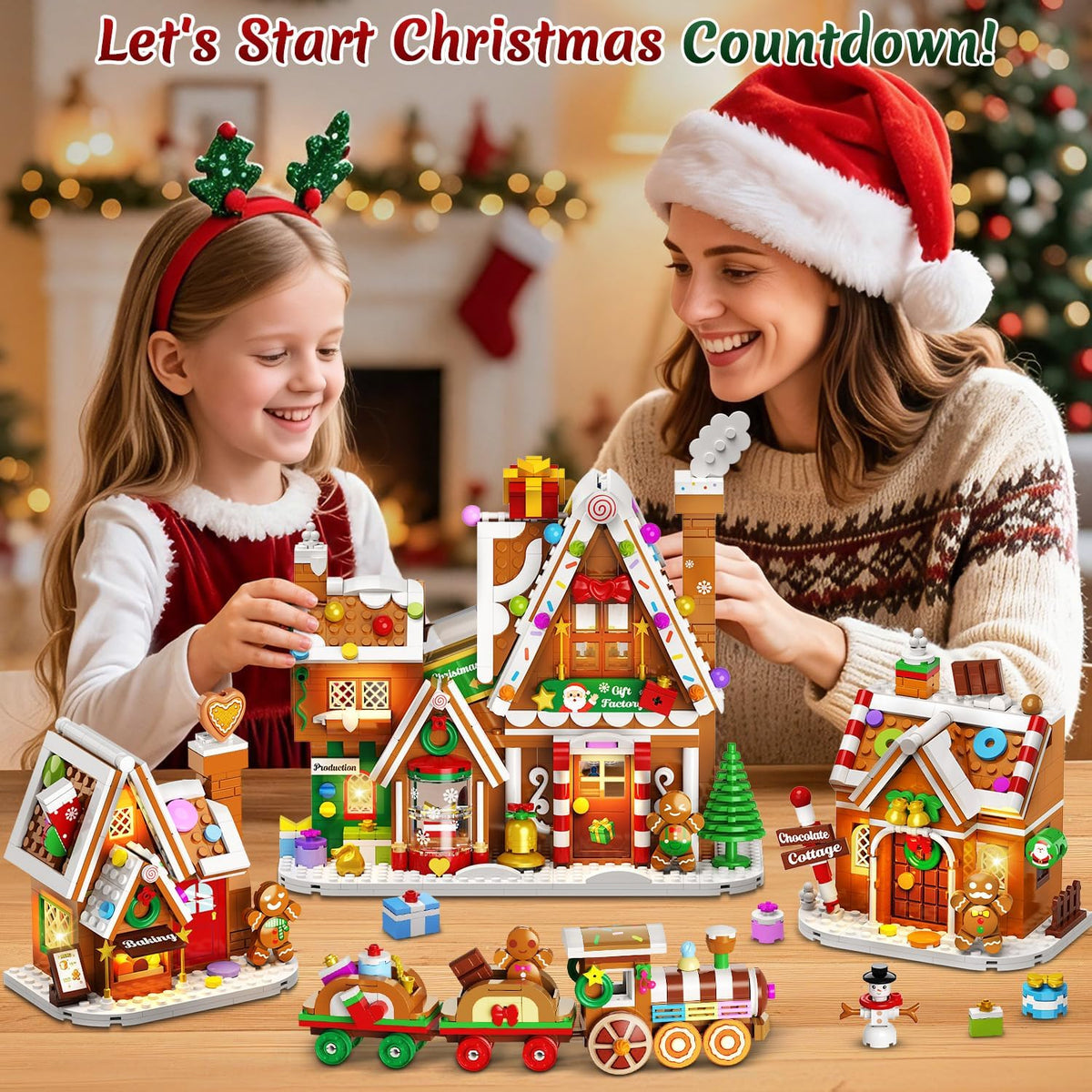 日英美直送 LED Gingerbread House Mini Building Set Advent Calendar 聖誕倒數日曆 大人款/兒童款 聖誕快樂特輯 不參與$900免運 滿$900可加$25免運到順豐站/智能櫃 Christmas Advent Calendars 2026