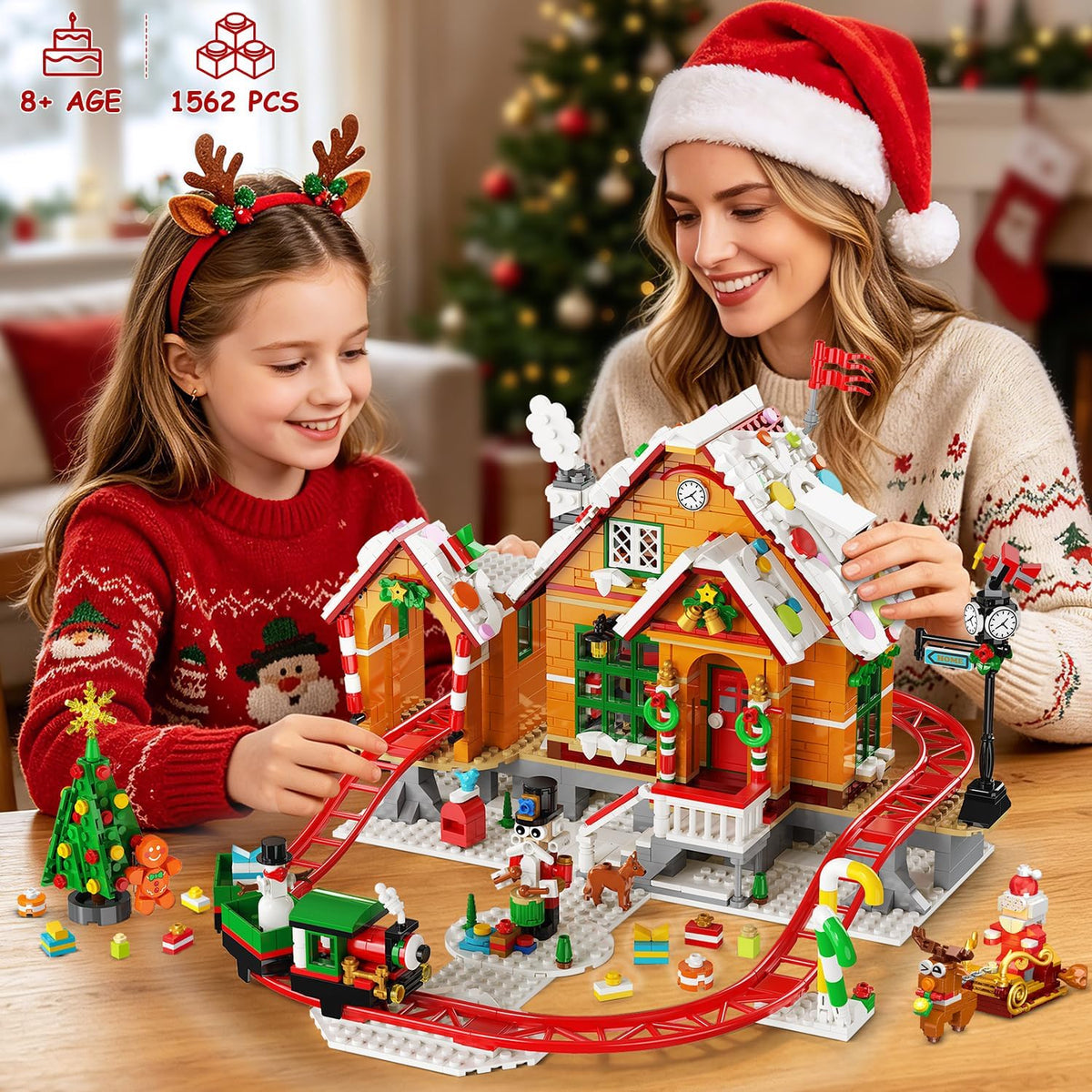 日英美直送 LED Gingerbread House Roller Coaster Building Set Advent Calendar 聖誕倒數日曆 大人款/兒童款 聖誕快樂特輯 不參與$900免運 滿$900可加$25免運到順豐站/智能櫃 Christmas Advent Calendars 2026