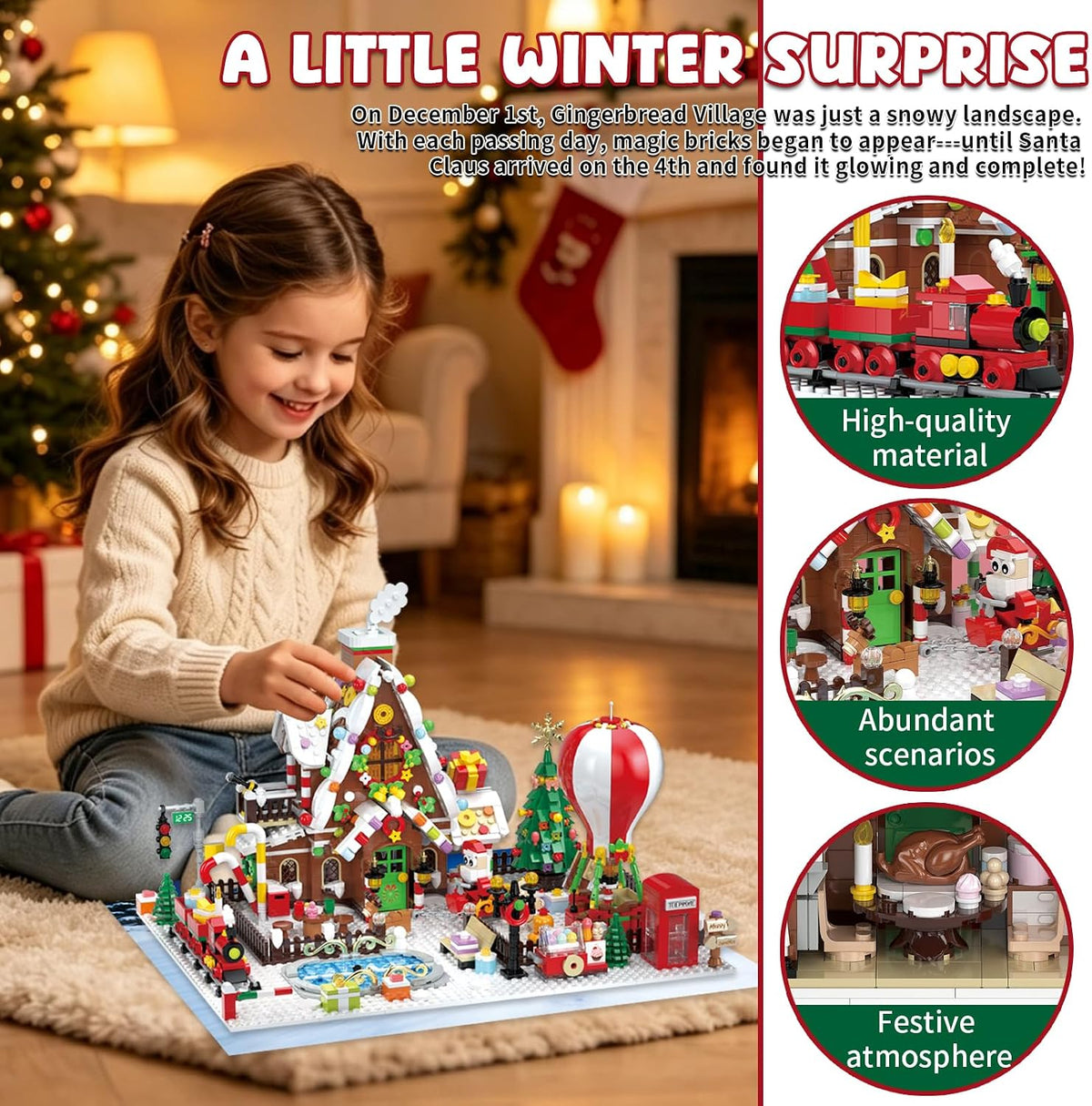 日英美直送 Gingerbread House Building Block Set Advent Calendar 聖誕倒數日曆 大人款/兒童款 聖誕快樂特輯 不參與$900免運 滿$900可加$25免運到順豐站/智能櫃 Christmas Advent Calendars 2026