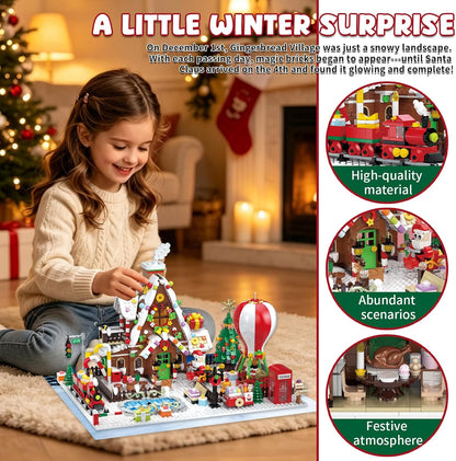 日英美直送 Gingerbread House Building Block Set Advent Calendar 聖誕倒數日曆 大人款/兒童款 聖誕快樂特輯 不參與$900免運 滿$900可加$25免運到順豐站/智能櫃 Christmas Advent Calendars 2026