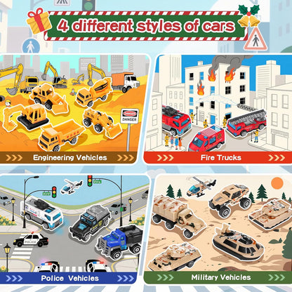 日英美直送 Alloy Car Toys Advent Calendar 聖誕倒數日曆 兒童款 聖誕快樂特輯 不參與$900免運 滿$900可加$25免運到順豐站/智能櫃 Christmas Advent Calendars 2026