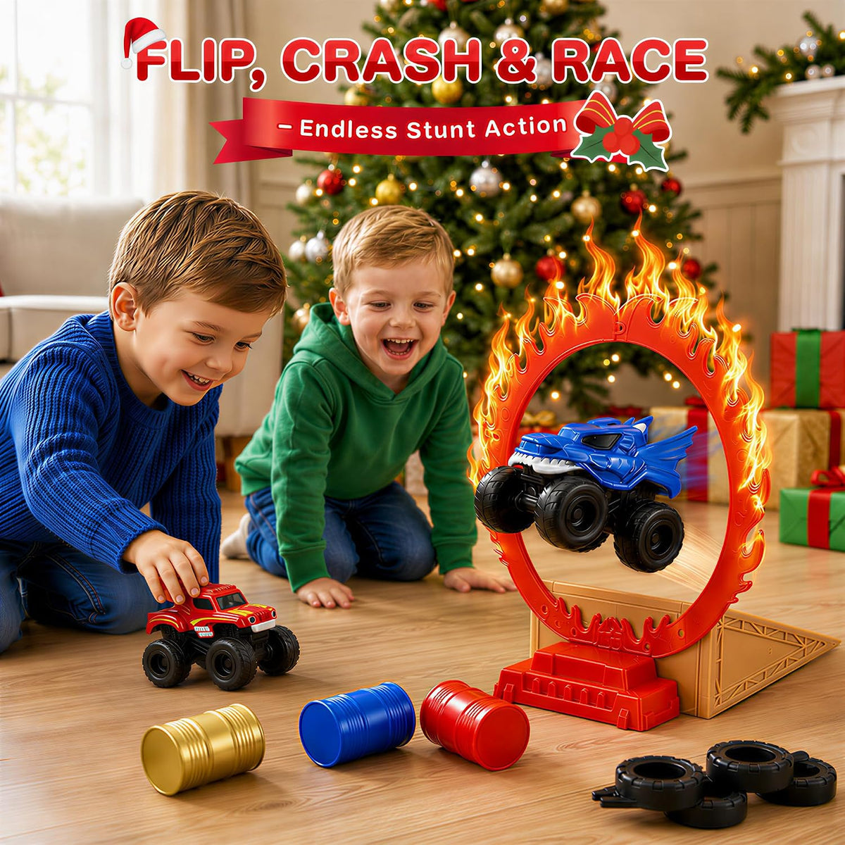 日英美直送 Mini Monster Trucks & Accessories Advent Calendar 聖誕倒數日曆 兒童款 聖誕快樂特輯 不參與$900免運 滿$900可加$25免運到順豐站/智能櫃 Christmas Advent Calendars 2026
