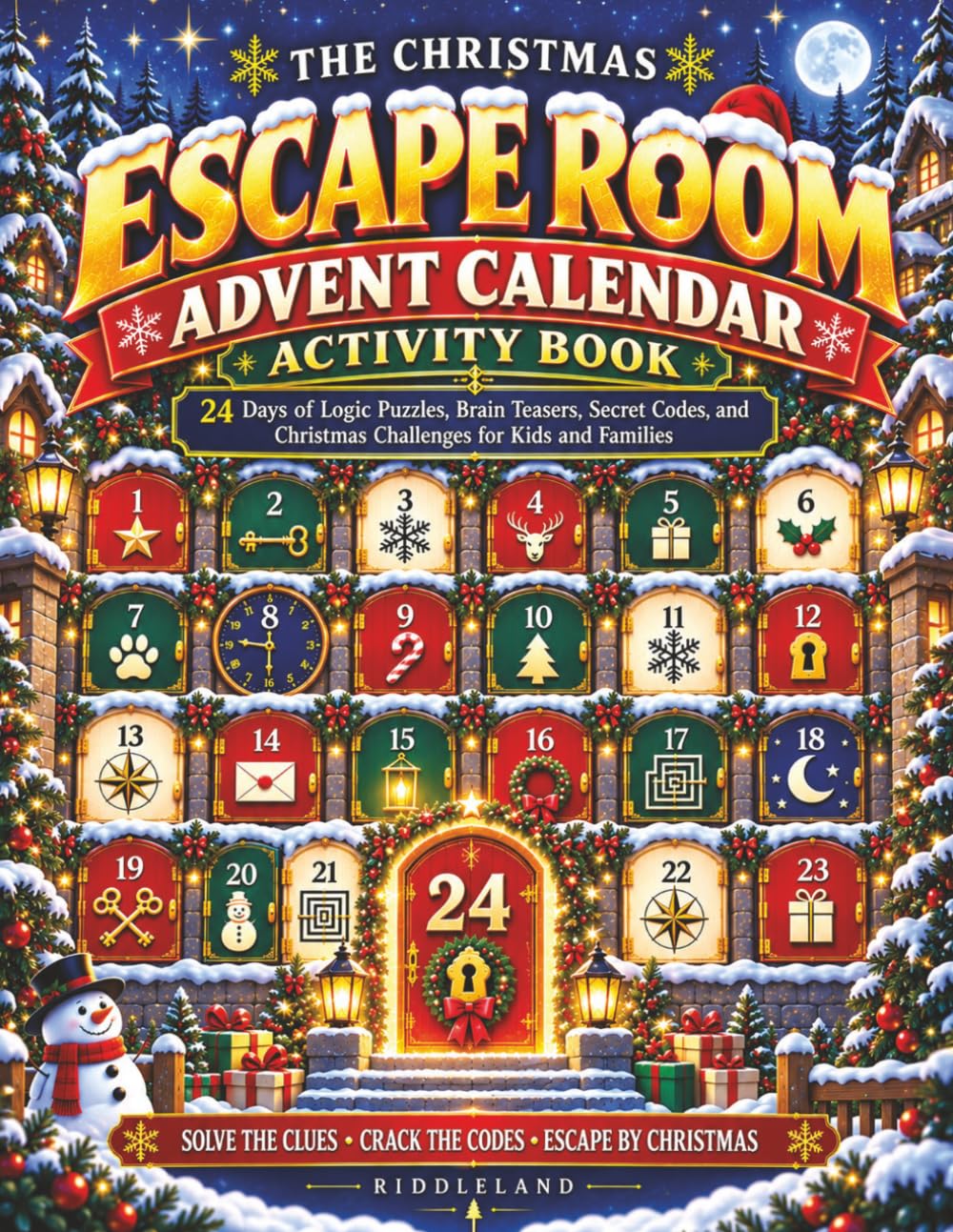日英美直送 The Christmas Escape Room Activity Book Advent Calendar 聖誕倒數日曆 大人款/兒童款 聖誕快樂特輯 不參與$900免運 滿$900可加$25免運到順豐站/智能櫃 Christmas Advent Calendars 2026