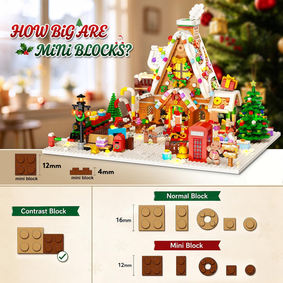 日英美直送 LED Gingerbread House Mini Building Set Advent Calendar 聖誕倒數日曆 大人款/兒童款 聖誕快樂特輯 不參與$900免運 滿$900可加$25免運到順豐站/智能櫃 Christmas Advent Calendars 2026
