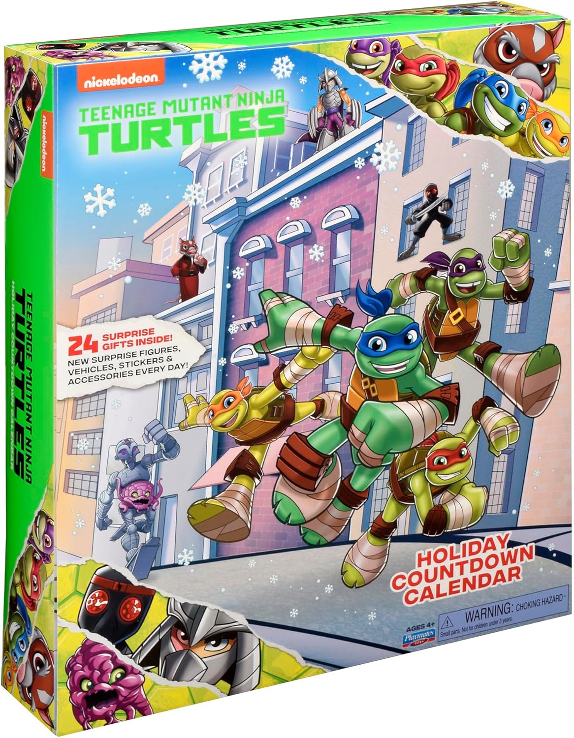 英美直送 Teenage Mutant Ninja Turtles 聖誕倒數日曆 兒童款 聖誕快樂特輯 聖誕倒數日曆A 不參與$900免運 滿$900可加$25免運 Christmas Advent Calendars 2025