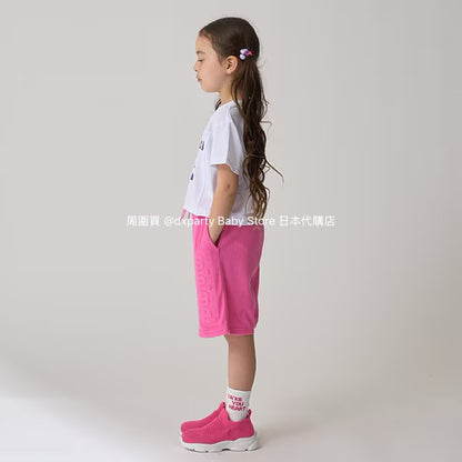 Japanese children's clothing mini#ML embossed shorts 90-140cm boys/girls summer PANTS