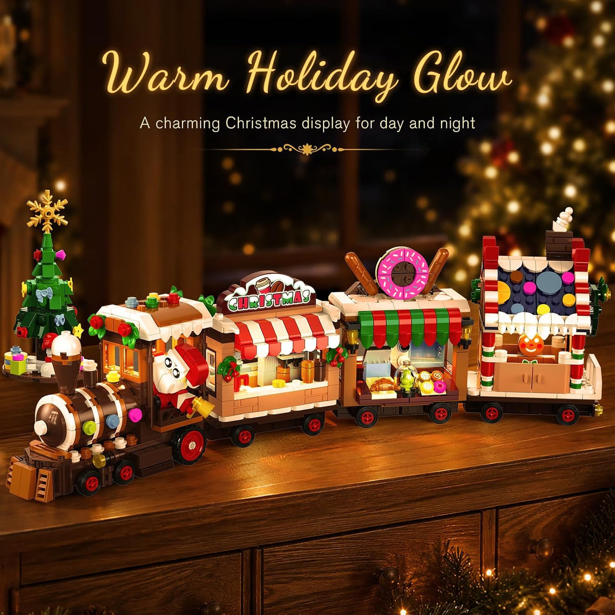 日英美直送 LED Gingerbread Train Building Toy Advent Calendar 聖誕倒數日曆 大人款/兒童款 聖誕快樂特輯 不參與$900免運 滿$900可加$25免運到順豐站/智能櫃 Christmas Advent Calendars 2026