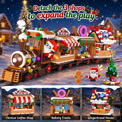 日英美直送 LED Gingerbread Train Building Toy Advent Calendar 聖誕倒數日曆 大人款/兒童款 聖誕快樂特輯 不參與$900免運 滿$900可加$25免運到順豐站/智能櫃 Christmas Advent Calendars 2026