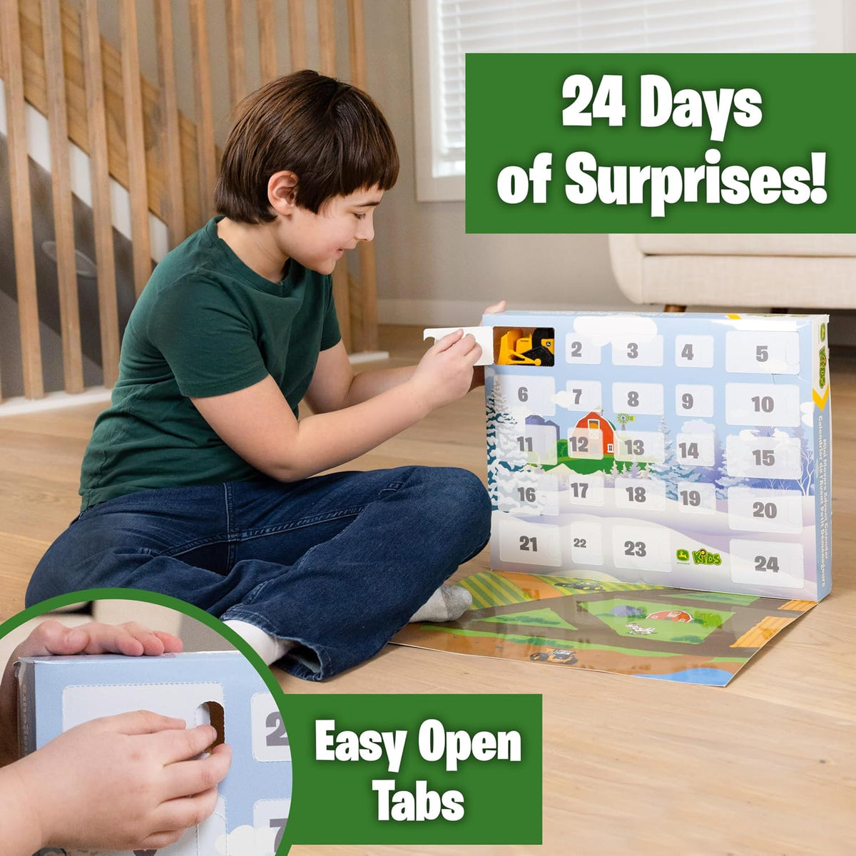 日英美直送 John Deere Mini Movers Advent Calendar 聖誕倒數日曆 兒童款 聖誕快樂特輯 不參與$900免運 滿$900可加$25免運到順豐站/智能櫃 Christmas Advent Calendars 2026