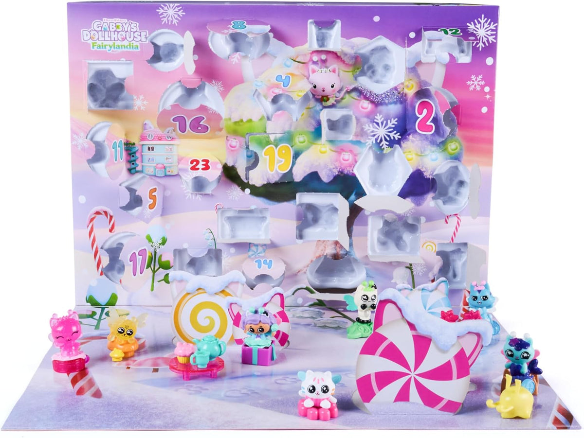 日英美直送 Gabby's Dollhouse Fairylandia Advent Calendar 聖誕倒數日曆 兒童款 聖誕快樂特輯 不參與$900免運 滿$900可加$25免運到順豐站/智能櫃 Christmas Advent Calendars 2026