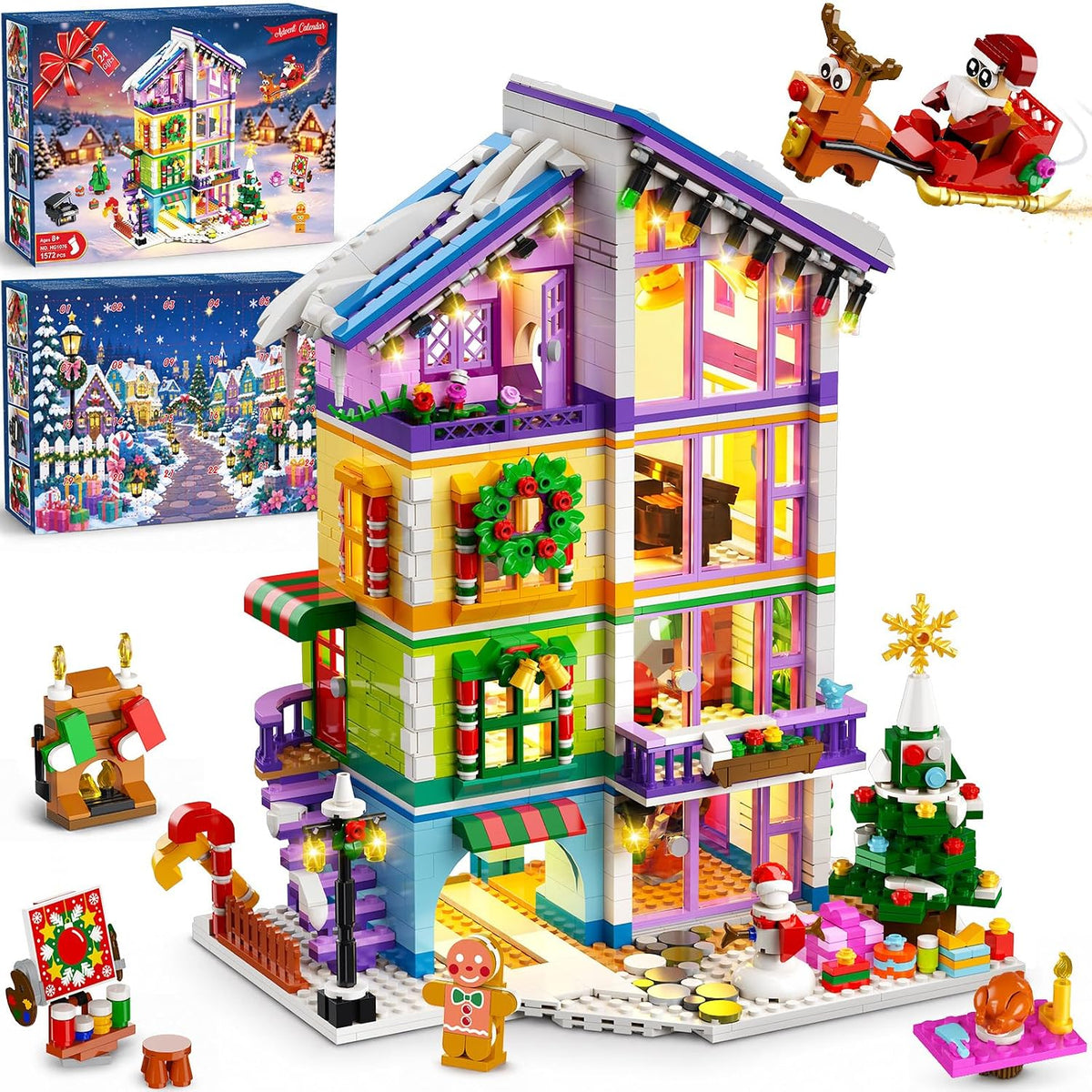日英美直送 LED Friends House Mini Building Toy Advent Calendar 聖誕倒數日曆 大人款/兒童款 聖誕快樂特輯 不參與$900免運 滿$900可加$25免運到順豐站/智能櫃 Christmas Advent Calendars 2026
