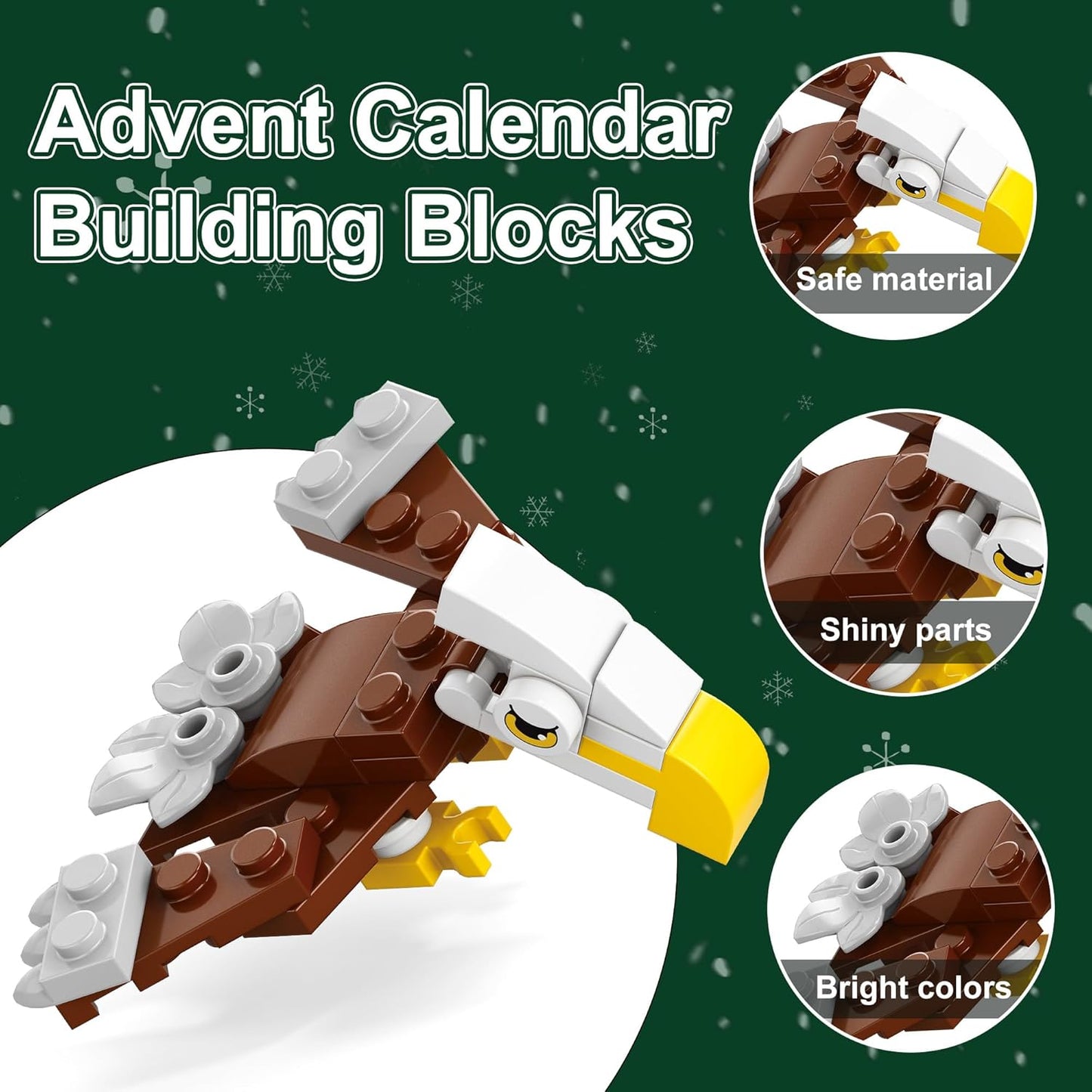 英美直送 Dinosaur Toy Kit Building Blocks 聖誕倒數日曆 兒童款 聖誕快樂特輯 聖誕倒數日曆A 不參與$900免運 滿$900可加$25免運 Christmas Advent Calendars 2025