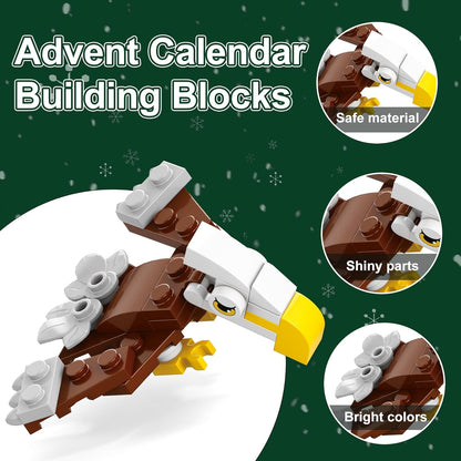 英美直送 Dinosaur Toy Kit Building Blocks 聖誕倒數日曆 兒童款 聖誕快樂特輯 聖誕倒數日曆A 不參與$900免運 滿$900可加$25免運 Christmas Advent Calendars 2025