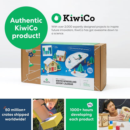 日英美直送 KiwiCo Winter Wonderland Advent Calendar 聖誕倒數日曆 兒童款 聖誕快樂特輯 不參與$900免運 滿$900可加$25免運到順豐站/智能櫃 Christmas Advent Calendars 2026