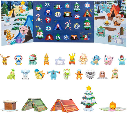 日英美直送 Jazwares Pokemon Battle Figures Advent Calendar 聖誕倒數日曆 兒童款 聖誕快樂特輯 不參與$900免運 滿$900可加$25免運到順豐站/智能櫃 Christmas Advent Calendars 2026