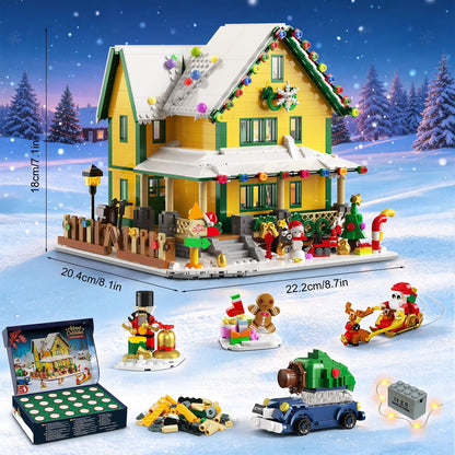 日英美直送 LED Christmas House Mini Building Set Advent Calendar 聖誕倒數日曆 大人款/兒童款 聖誕快樂特輯 不參與$900免運 滿$900可加$25免運到順豐站/智能櫃 Christmas Advent Calendars 2026