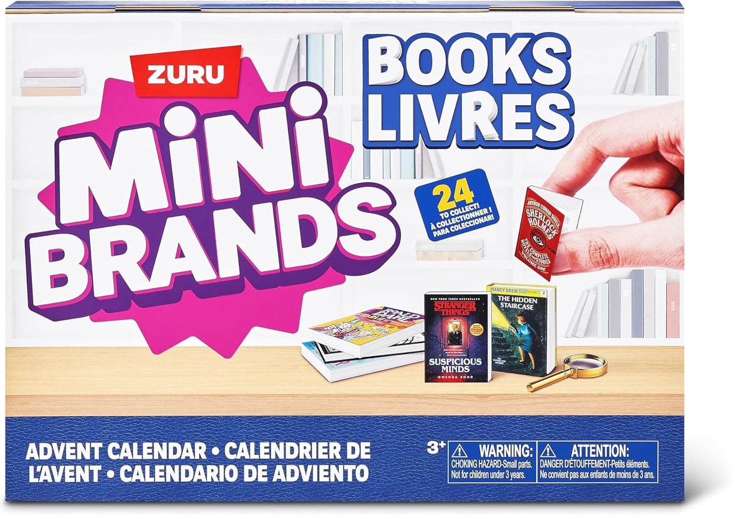 英美直送 Mini Brands Books 聖誕倒數日曆 兒童款 聖誕快樂特輯 聖誕倒數日曆A 不參與$900免運 滿$900可加$25免運 Christmas Advent Calendars 2025