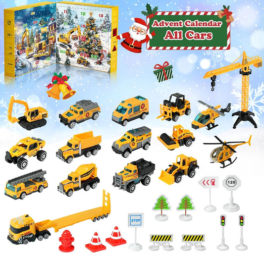 日英美直送 Toys Engineering Vehicles  Advent Calendar 聖誕倒數日曆 兒童款 聖誕快樂特輯 不參與$900免運 滿$900可加$25免運到順豐站/智能櫃 Christmas Advent Calendars 2026