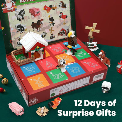 英美直送 Animal Farm Building Blocks Set 聖誕倒數日曆 兒童款 聖誕快樂特輯 聖誕倒數日曆A 不參與$900免運 滿$900可加$25免運 Christmas Advent Calendars 2025