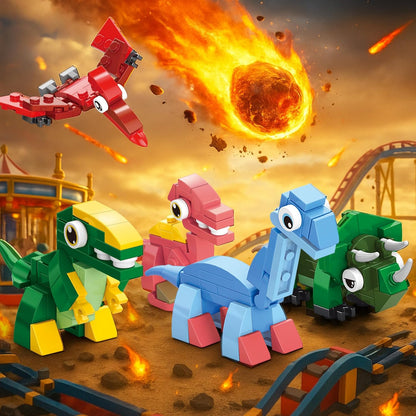 英美直送 Dinosaur Toy Kit Building Blocks 聖誕倒數日曆 兒童款 聖誕快樂特輯 聖誕倒數日曆A 不參與$900免運 滿$900可加$25免運 Christmas Advent Calendars 2025