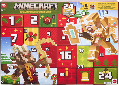 日英美直送 Minecraft Vanilla Action Figure Advent Calendar 聖誕倒數日曆 兒童款 聖誕快樂特輯 不參與$900免運 滿$900可加$25免運到順豐站/智能櫃 Christmas Advent Calendars 2026