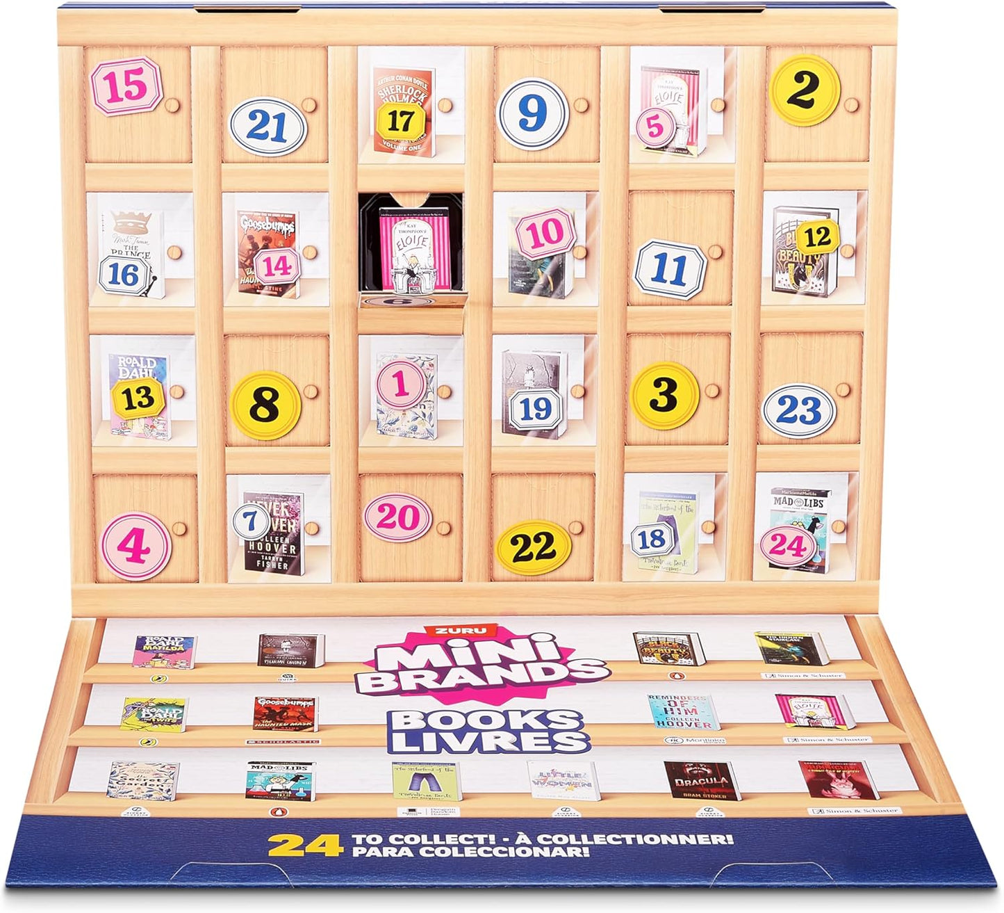 英美直送 Mini Brands Books 聖誕倒數日曆 兒童款 聖誕快樂特輯 聖誕倒數日曆A 不參與$900免運 滿$900可加$25免運 Christmas Advent Calendars 2025