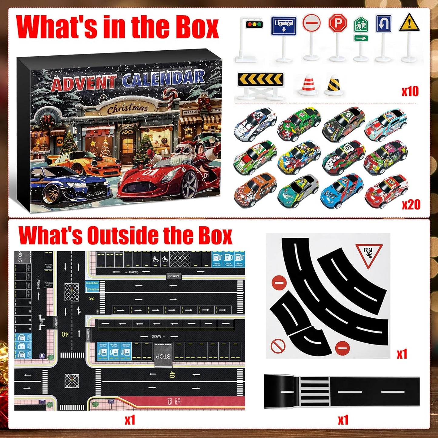 英美直送 Cinrobiye 聖誕倒數日曆 兒童款 聖誕快樂特輯 聖誕倒數日曆A 不參與$900免運 滿$900可加$25免運 Christmas Advent Calendars 2025