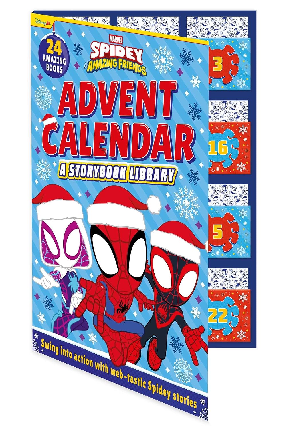 日英美直送 Marvel Spidey and his Amazing Friends: A Storybook Library Advent Calendar 聖誕倒數日曆 兒童款 聖誕快樂特輯 不參與$900免運 滿$900可加$25免運到順豐站/智能櫃 Christmas Advent Calendars 2026
