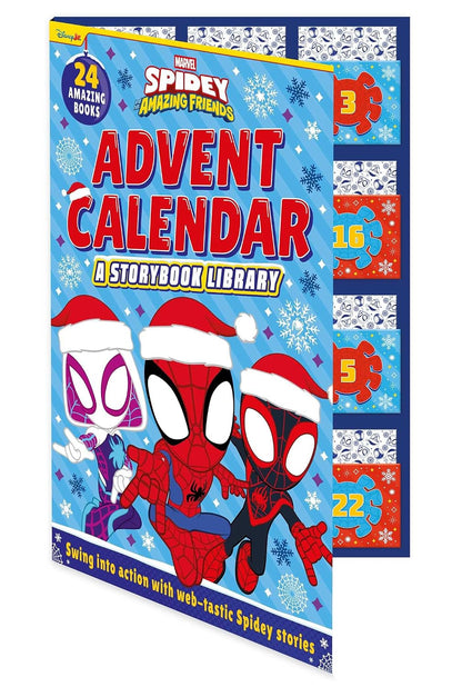 日英美直送 Marvel Spidey and his Amazing Friends: A Storybook Library Advent Calendar 聖誕倒數日曆 兒童款 聖誕快樂特輯 不參與$900免運 滿$900可加$25免運到順豐站/智能櫃 Christmas Advent Calendars 2026