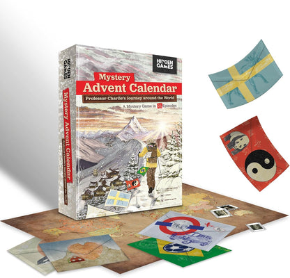 英美直送 Hidden Games - Professor Charlie's World Tour 聖誕倒數日曆 大人款/兒童款 聖誕快樂特輯 聖誕倒數日曆A 不參與$900免運 滿$900可加$25免運 Christmas Advent Calendars 2025