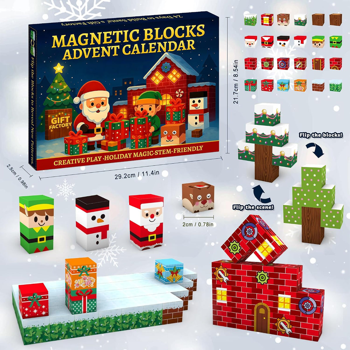 日英美直送 Magnetic Blocks Set Advent Calendar 聖誕倒數日曆 大人款/兒童款 聖誕快樂特輯 不參與$900免運 滿$900可加$25免運到順豐站/智能櫃 Christmas Advent Calendars 2026