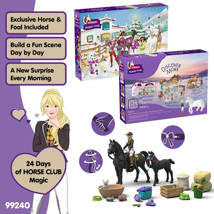 日英美直送 Schleich Horse Club Advent Calendar 聖誕倒數日曆 兒童款 聖誕快樂特輯 不參與$900免運 滿$900可加$25免運到順豐站/智能櫃 Christmas Advent Calendars 2026
