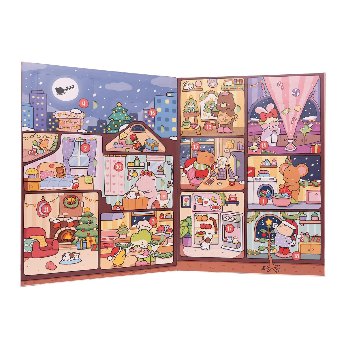 日英美直送 Cozy Coloring Book Bundle Advent Calendar 聖誕倒數日曆 兒童款 聖誕快樂特輯 不參與$900免運 滿$900可加$25免運到順豐站/智能櫃 Christmas Advent Calendars 2026