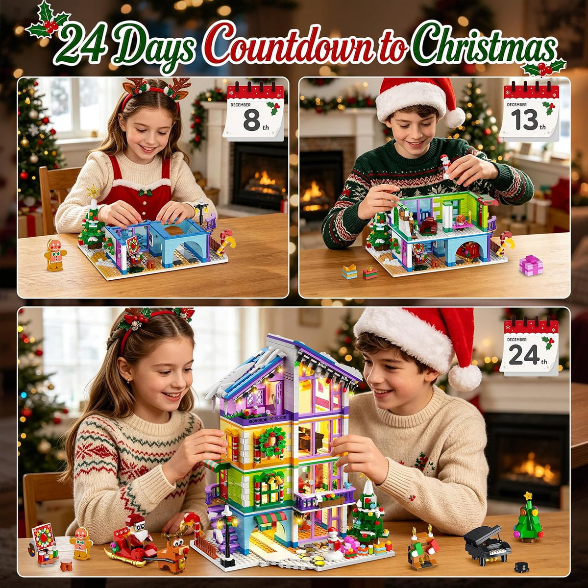 日英美直送 LED Friends House Mini Building Toy Advent Calendar 聖誕倒數日曆 大人款/兒童款 聖誕快樂特輯 不參與$900免運 滿$900可加$25免運到順豐站/智能櫃 Christmas Advent Calendars 2026