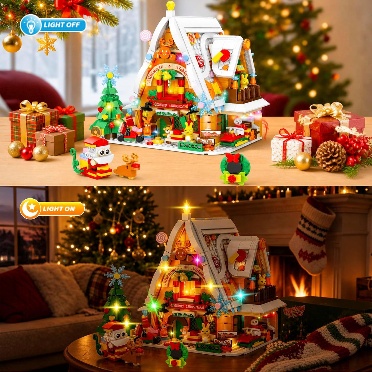 日英美直送 LED 3-in-1 Gingerbread House Building Set Advent Calendar 聖誕倒數日曆 大人款/兒童款 聖誕快樂特輯 不參與$900免運 滿$900可加$25免運到順豐站/智能櫃 Christmas Advent Calendars 2026