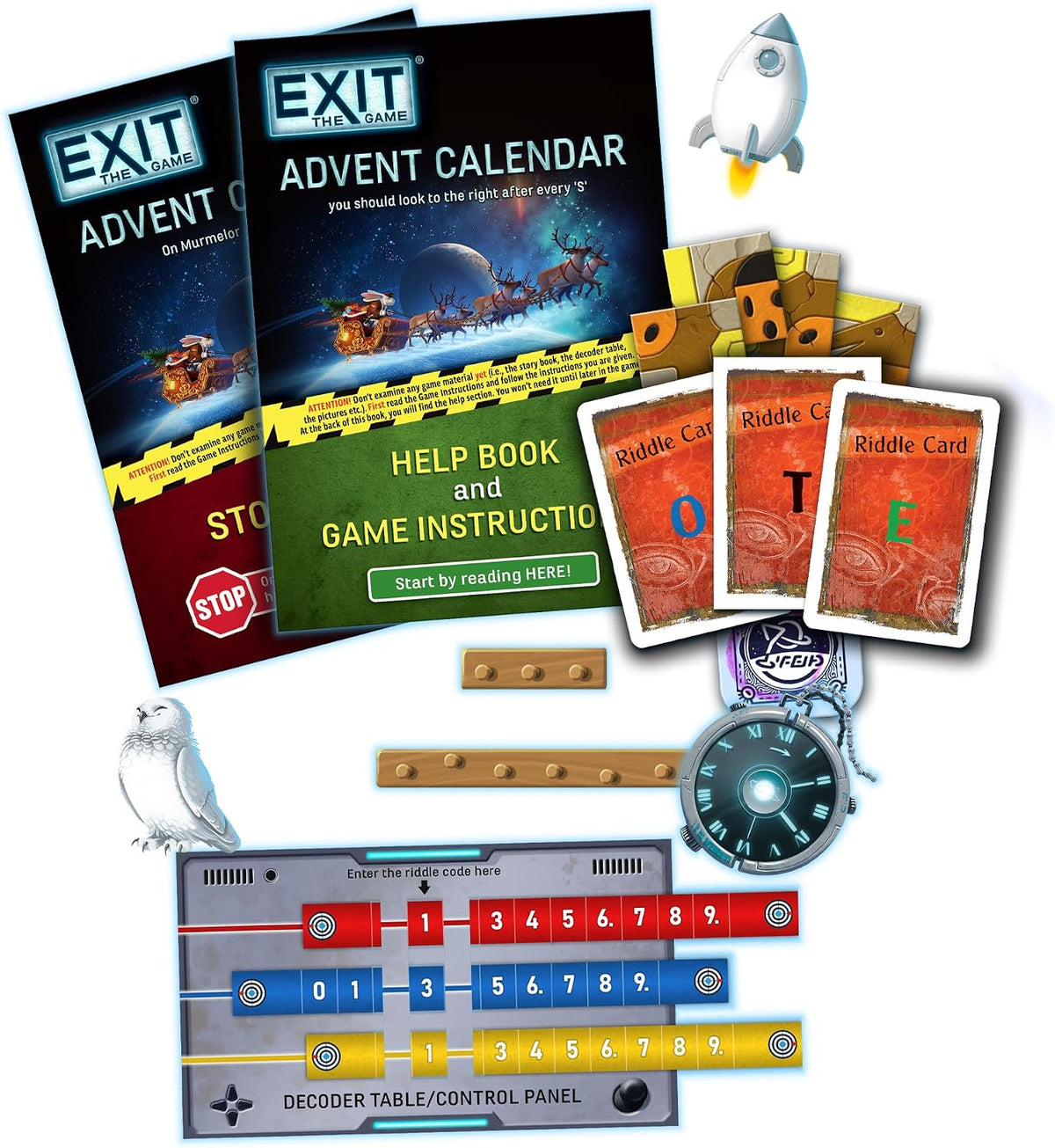 日英美直送 EXIT: The Game - Intergalactic Race Advent Calendar 聖誕倒數日曆 兒童款 聖誕快樂特輯 不參與$900免運 滿$900可加$25免運到順豐站/智能櫃 Christmas Advent Calendars 2026