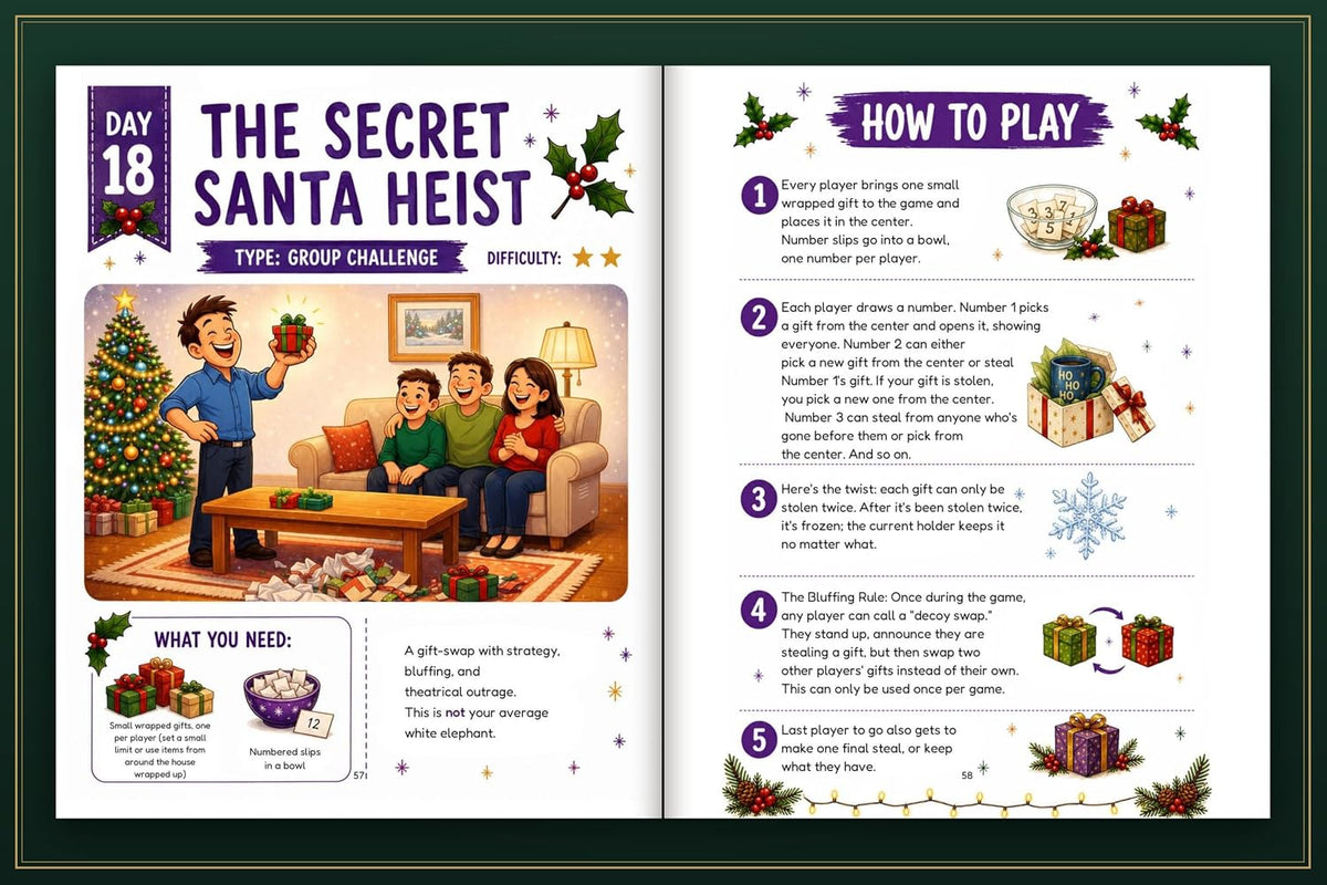 日英美直送 Family Games Competitions Book Advent Calendar 聖誕倒數日曆 大人款/兒童款 聖誕快樂特輯 不參與$900免運 滿$900可加$25免運到順豐站/智能櫃 Christmas Advent Calendars 2026