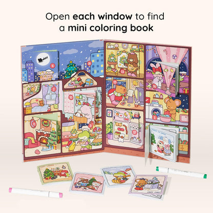 日英美直送 Cozy Coloring Book Bundle Advent Calendar 聖誕倒數日曆 兒童款 聖誕快樂特輯 不參與$900免運 滿$900可加$25免運到順豐站/智能櫃 Christmas Advent Calendars 2026