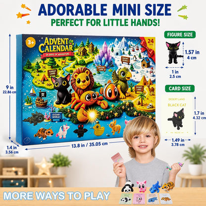 日英美直送 3D-Printed-Animals Toy Gifts Advent Calendar 聖誕倒數日曆 兒童款 聖誕快樂特輯 不參與$900免運 滿$900可加$25免運到順豐站/智能櫃 Christmas Advent Calendars 2026