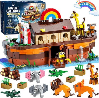 日英美直送 Noah's Ark Building Blocks Set Advent Calendar 聖誕倒數日曆 兒童款 聖誕快樂特輯 不參與$900免運 滿$900可加$25免運到順豐站/智能櫃 Christmas Advent Calendars 2026