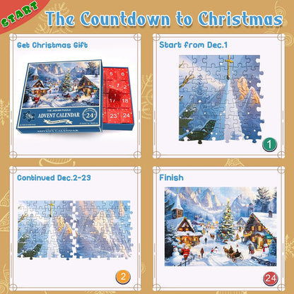 日英美直送 Jigsaw Puzzle Advent Calendar 聖誕倒數日曆 大人款/兒童款 聖誕快樂特輯 不參與$900免運 滿$900可加$25免運到順豐站/智能櫃 Christmas Advent Calendars 2026