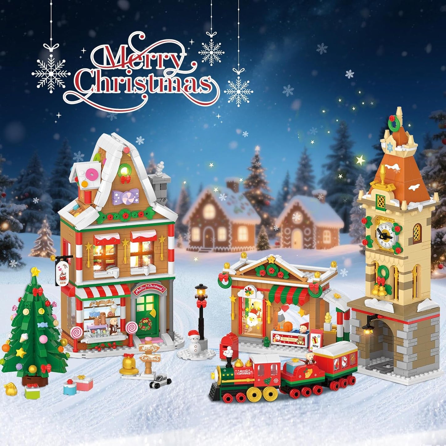 英美直送 LED Christmas Mini Building Set 聖誕倒數日曆 大人款/兒童款 聖誕快樂特輯 聖誕倒數日曆A 不參與$900免運 滿$900可加$25免運 Christmas Advent Calendars 2025