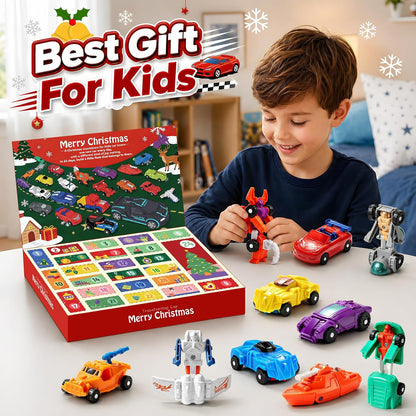 日英美直送 Mini Transforming Cars Robot Toys Advent Calendar 聖誕倒數日曆 兒童款 聖誕快樂特輯 不參與$900免運 滿$900可加$25免運到順豐站/智能櫃 Christmas Advent Calendars 2026