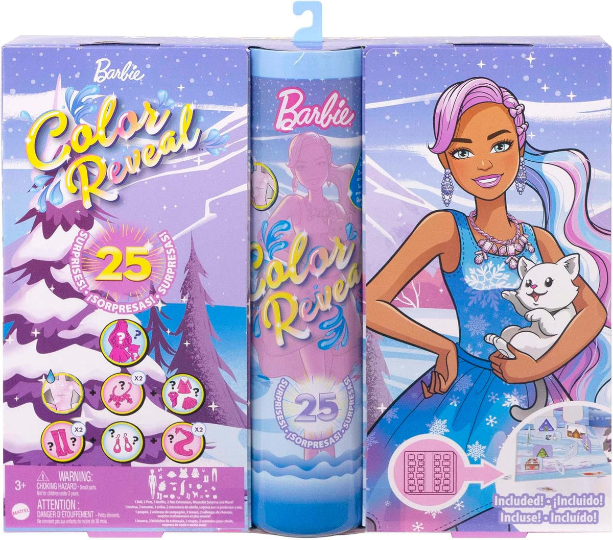 日英美直送 Barbie Color Reveal Advent Calendar 聖誕倒數日曆 兒童款 聖誕快樂特輯 不參與$900免運 滿$900可加$25免運到順豐站/智能櫃 Christmas Advent Calendars 2026