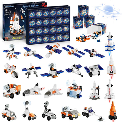 日英美直送 Space Rocket Building Set Advent Calendar 聖誕倒數日曆 兒童款 聖誕快樂特輯 不參與$900免運 滿$900可加$25免運到順豐站/智能櫃 Christmas Advent Calendars 2026