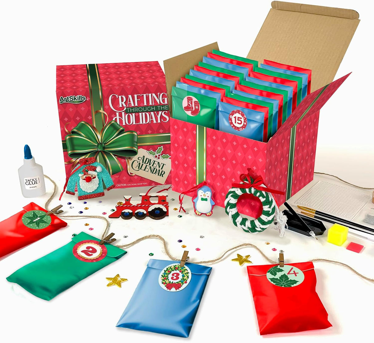 日英美直送 ArtSkills Arts & Crafts Advent Calendar 聖誕倒數日曆 大人款/兒童款 聖誕快樂特輯 不參與$900免運 滿$900可加$25免運到順豐站/智能櫃 Christmas Advent Calendars 2026