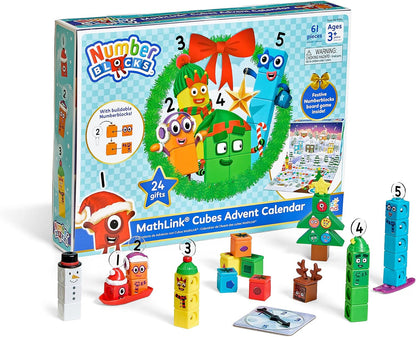 日英美直送 Numberblocks MathLink Cubes Advent Calendar 聖誕倒數日曆 兒童款 聖誕快樂特輯 不參與$900免運 滿$900可加$25免運到順豐站/智能櫃 Christmas Advent Calendars 2026