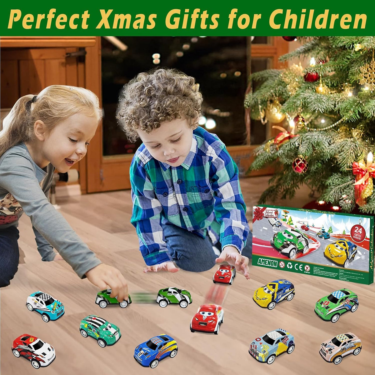 日英美直送 Pull Back Cars Advent Calendar 聖誕倒數日曆 兒童款 聖誕快樂特輯 不參與$900免運 滿$900可加$25免運到順豐站/智能櫃 Christmas Advent Calendars 2026