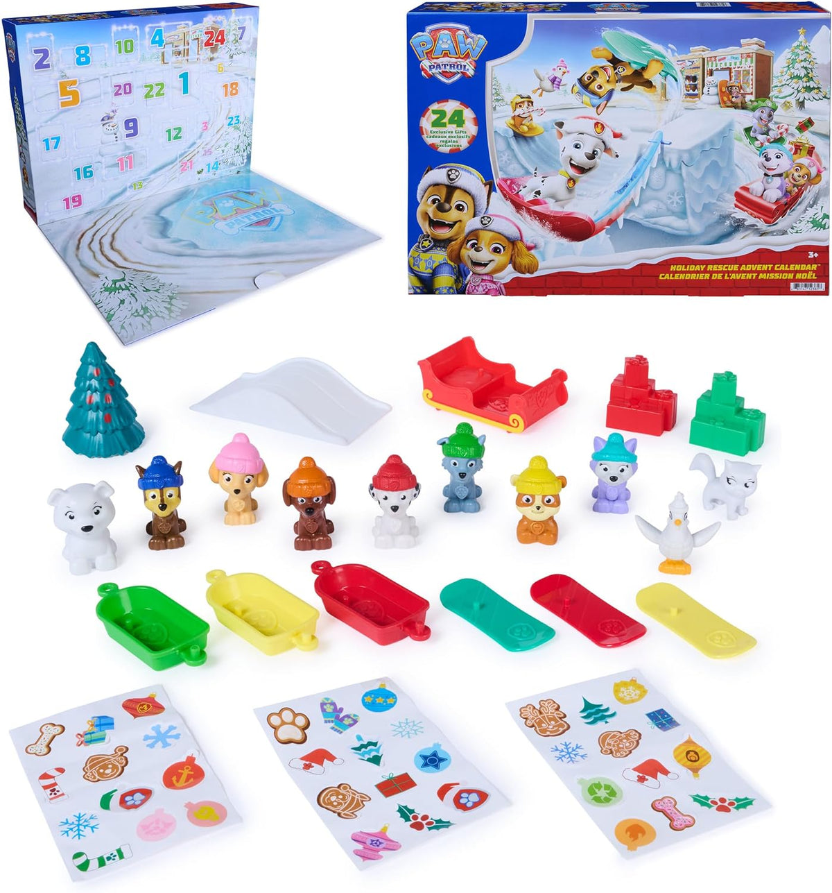 日英美直送 Paw Patrol Holiday Rescue Advent Calendar 聖誕倒數日曆 兒童款 聖誕快樂特輯 不參與$900免運 滿$900可加$25免運到順豐站/智能櫃 Christmas Advent Calendars 2026