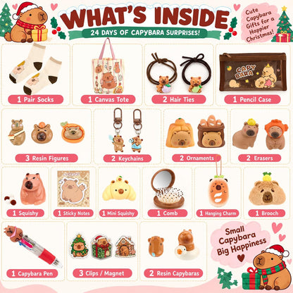 日英美直送 Capybara Advent Calendar 聖誕倒數日曆 大人款/兒童款 聖誕快樂特輯 不參與$900免運 滿$900可加$25免運到順豐站/智能櫃 Christmas Advent Calendars 2026